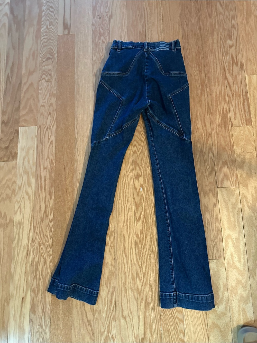 Revice Denim Star Venus Jeans Dark Wash Flare Sculpting Panel Size 29 (Read)